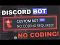 How to Create Your own FREE Custom Discord Bot Without Coding using BotGhost