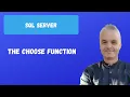 The CHOOSE function SQL Server