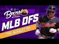 MLB DFS Friday Night Slate - 6 Picks to Consider