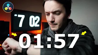 Add a Countdown Timer Directly in Davinci Resolve NO External Media or Plugins