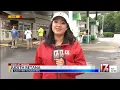 BP gas station suddenly collapses