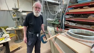 17 Nov 2022  Fore deck one more piece on port side before gluing. Forgot to film gluing.