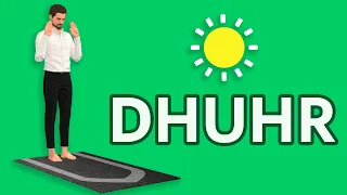 How to pray Dhuhr for men beginners - with Subtitle