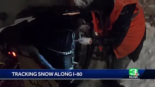 Chain controls in place for Interstate 80