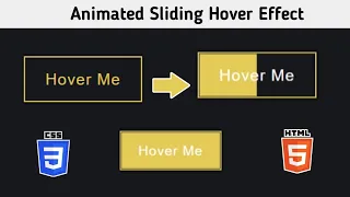 Animated Sliding Hover Effect On Button Using CSS