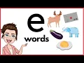 WORDS THAT START WITH Dd e Words Phonics Initial Sounds Short e sound LEARN LETTER Ee