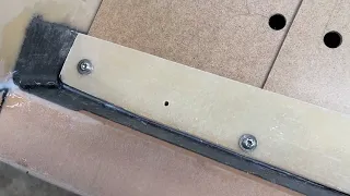 Tacking up panels. Not much to show.