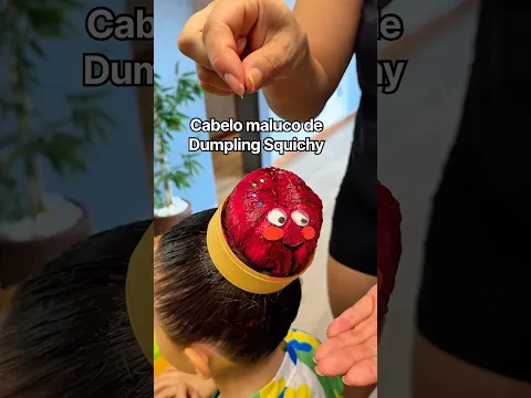 Cabelo maluco de Dumpling Squichy 🥰🥳