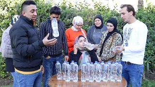 اخر شخص هيذهب الي الحمام هيكسب ال20 الف جنية والعقاب صندوق القمامة 