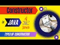 Constructors in Java Use of Constructors Types of Constructors with example