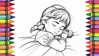 Download Disney princess elsa and Anna Frozen Princess, Anna Frozen Princess drawing and colouring, Elsa Anna MP3