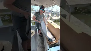 Polar Seal looking 10 years younger! 😍 Installing our new sprayhood and Bimini from@kapellannat