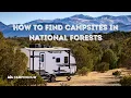 How To Find Campsites In National Forests