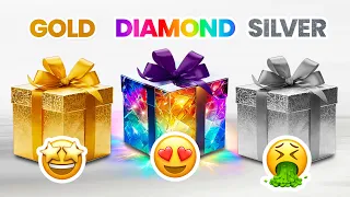 Choose Your Gift Gold Diamond or Silver