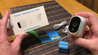 Original netgear Arlo camera Lanmu power adapter cartridge and plug Compatible with Arlo Ultra hub