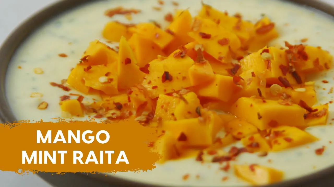 Mango Mint Raita         Mango Recipes   Sanjeev Kapoor Khazana