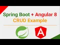 Spring boot and Angular CRUD Example Angular CRUD tutorial