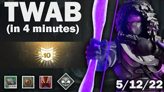 Destiny 2 TWAB in Less than 5 Minutes Quick TWAB Overview - 2022