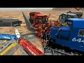 Simultaneous Collision of 5 Trains