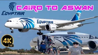 Download 4K Cairo to Aswan Flight Journey Details : Egypt Air : Economy Class MP3