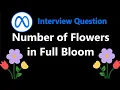 Number of Flowers in Full Bloom - Leetcode 2251