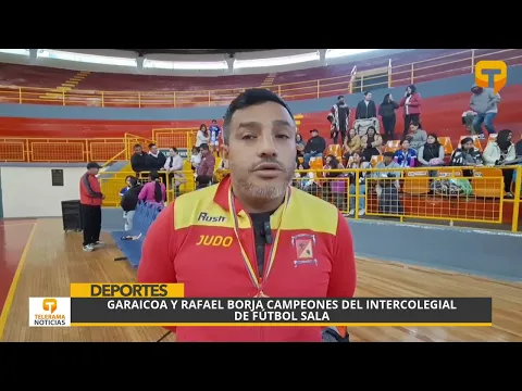 Garaicoa y Rafael Borja campeones del intercolegial de fútbol sala