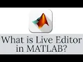 Live Editor Script in MATLAB - An Introduction