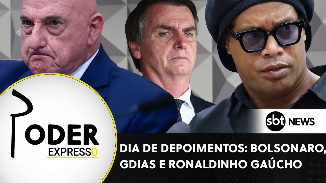 ???? Poder Expresso: Bolsonaro, GDias e Ronaldinho Gaúcho prestam depoimentos em Brasília | SBT News