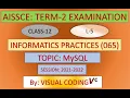 L-5 DATABASE QUERY USING SQL CLASS-12 INFORMATICS PRACTICES 065