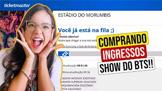 COMPRANDO INGRESSOS DO SHOW DO BTS NA PRÁTICA