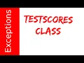10 01 Test Scores class Starting Out With Java