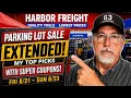Harbor Freight EXTENDED the Parking Lot Sale 3 More Days of Deals