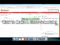 How To Make A Class Schedule Seneca College