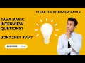 Basic difference between JDK JRE and JVM Common Java Interview questions