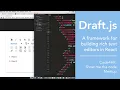 Draft js A framework for building rich text editors in React Code4HK Show me the code Meetup