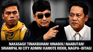 Nakasagi! Tinakbuhan! Hinabol! Naabutan, Sinampal ni City Admin! Kamote Rider, Nagpa-BITAG!
