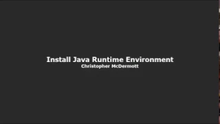 Install Java Runtime Environment on Ubuntu
