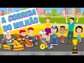 Download Lagu #desenhosinfantis #desenhoanimado Desenho animado infantil - A corrida do milhão - Bunekão