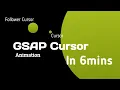 Custom cursor using Gsap Javascript Animation Library Nextjs