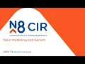 An introduction to LDA Topic Modelling and gensim by Jialin Yu
