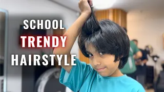 Baby boy taper fade haircut | Perfect school-ready style ❤️