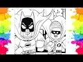 Avengers Lego Batman Robin coloring pages for kids