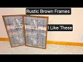 REVIEW of This 16x24 Picture Frame in Rustic Brown
