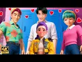 Download Lagu SURROUNDED By THREE HANDSOME SAJA BOYS - Who WILL Win My HEART | KPOP DEMON HUNTER