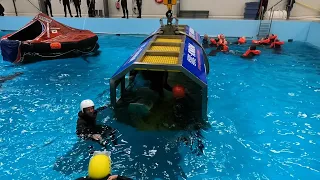 Safety of life at sea training at KNRM-STC in The Netherlands – Ep. 3