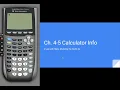 AP Stats Ch 4-5 Calculator Tutorial