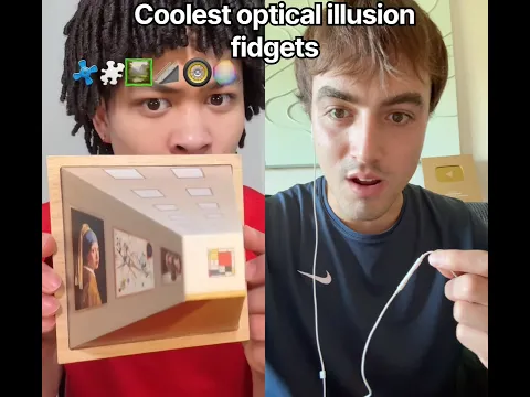 Coolest optical illusion fidgets