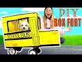 Lagu DIY BOX FORT SCHOOL BUS!! 📦🚌(IT ACTUALLY WORKS!)