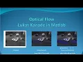 Optical Flow Lukas Kanade In Matlab