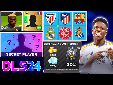 Download MP3 DLS 24 NEW UPDATE!! | REAL LEGENDARY CLUBS EVENT + NEW FEATURES - DREAM LEAGUE SOCCER 2024